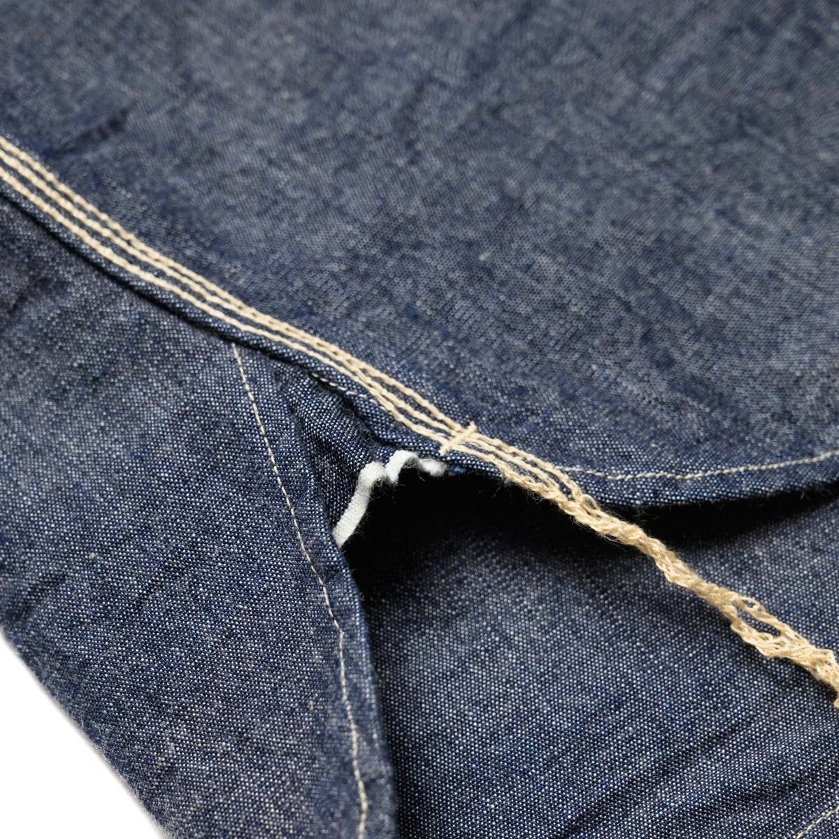 SAMURAI JEANS SJCBS25W Selvedge Chambray Work Shirt - Image 9 of 13