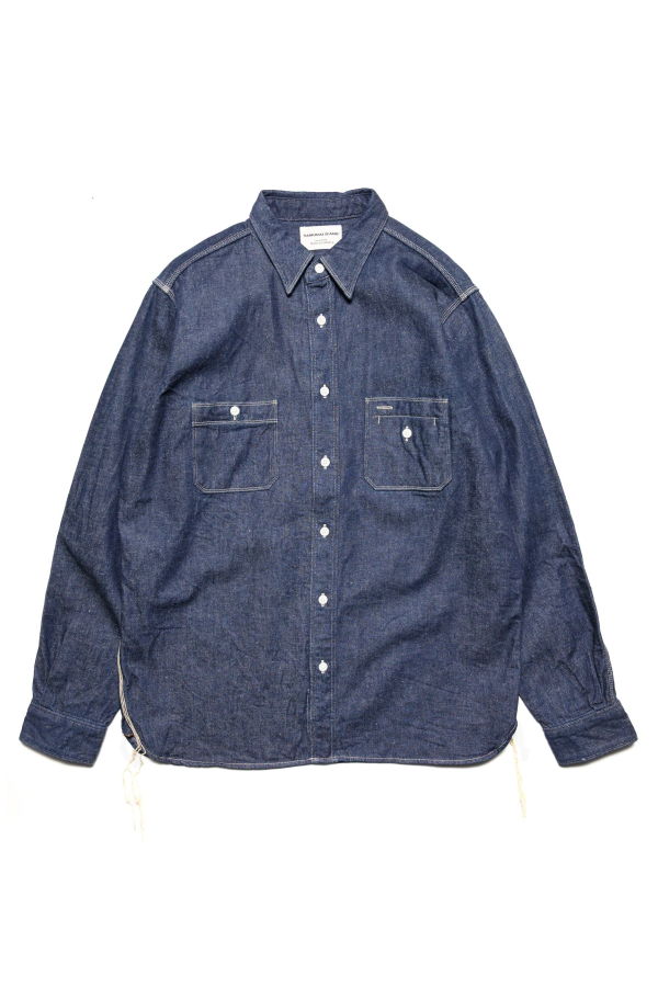 SAMURAI JEANS SJWS-SC02W Samurai Cotton Denim Work Shirt