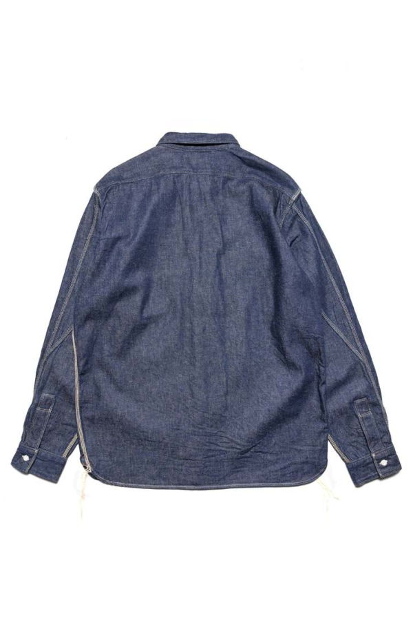SAMURAI JEANS SJWS-SC02W Samurai Cotton Denim Work Shirt