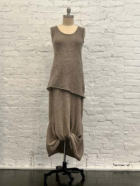 Album di Famiglia Drawstring Tank Top TC - Navy | Garmentory