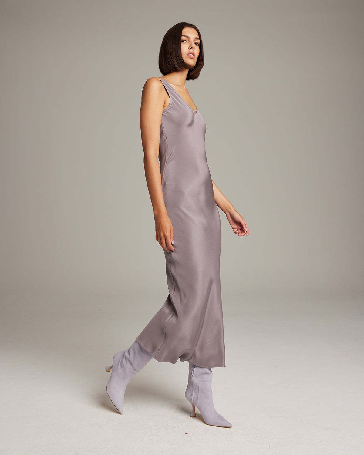 VOZ Opal Double V Slip Dress - Opal - Image 2 of 3