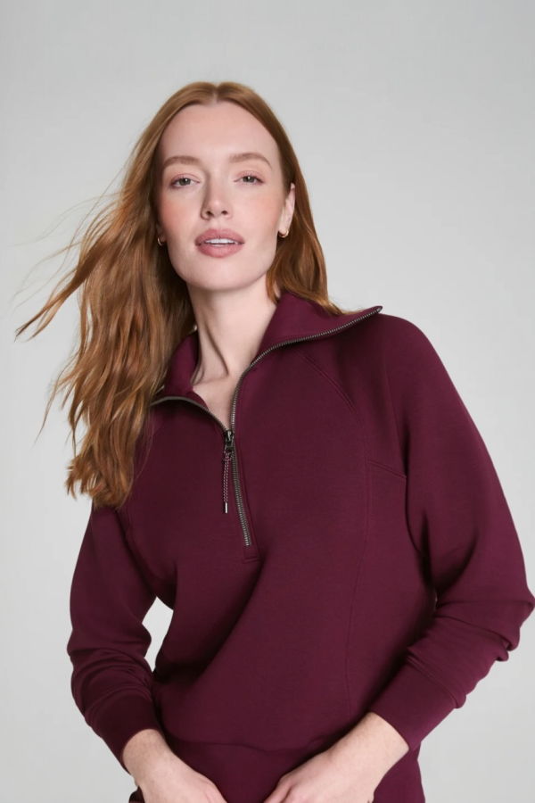 Spanx AE Half Zip Top