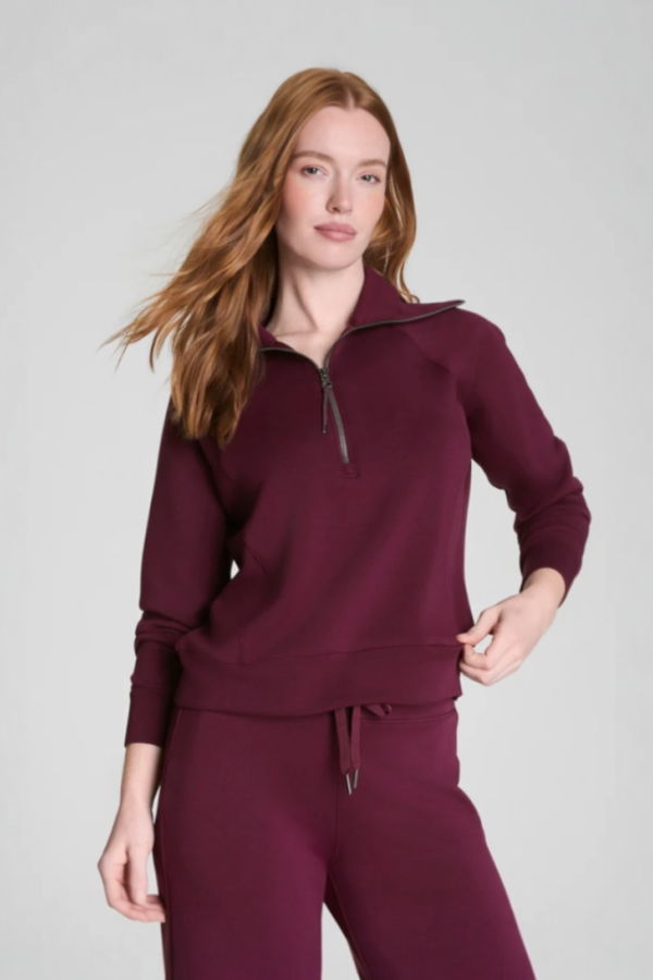 Spanx AE Half Zip Top