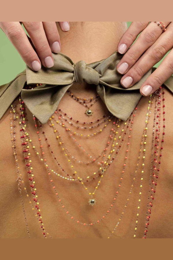 gigi CLOZEAU Classic Gigi Necklace - Bordeaux