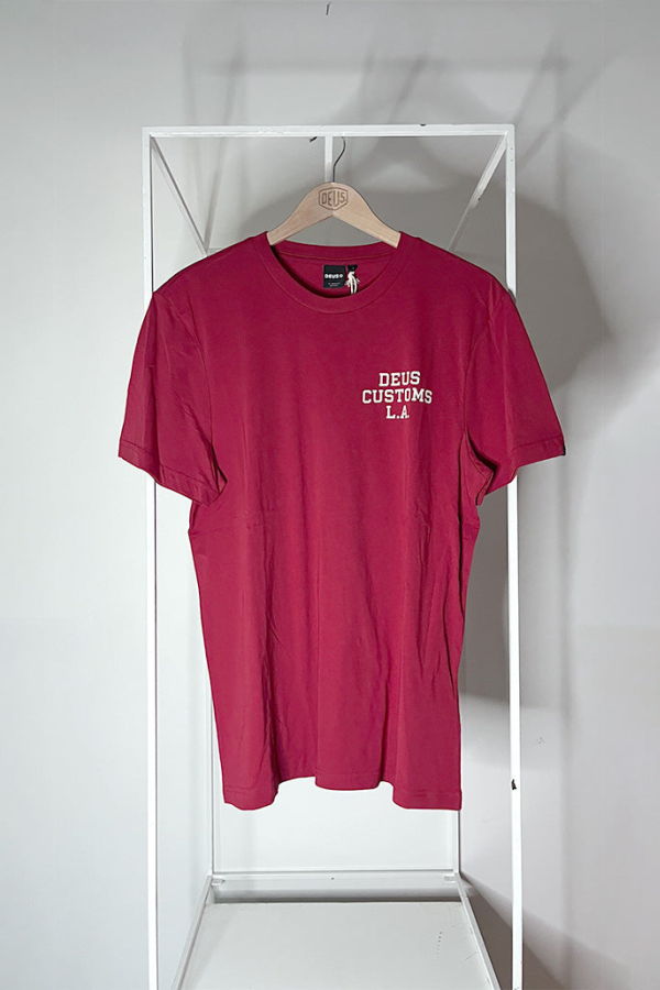 Deus Ex Machina Quickbeak Tee - Lava Falls Red