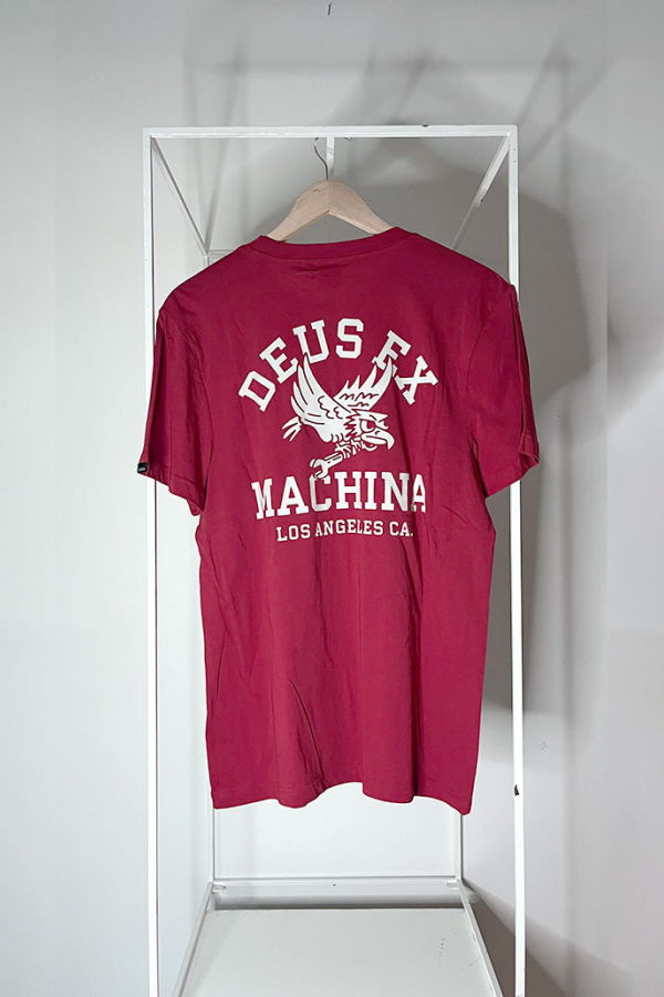 Deus Ex Machina Quickbeak Tee - Lava Falls Red