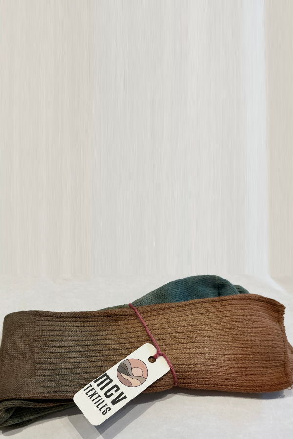 MCV Textiles Naturally Dyed Tie Dye Crew Socks