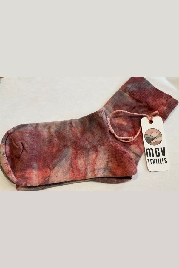 MCV Textiles Naturally Tie Dyed Ankle Socks