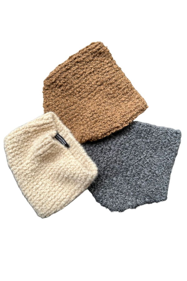 Karakoram Boucle Yarn Knitted Neck Scarf