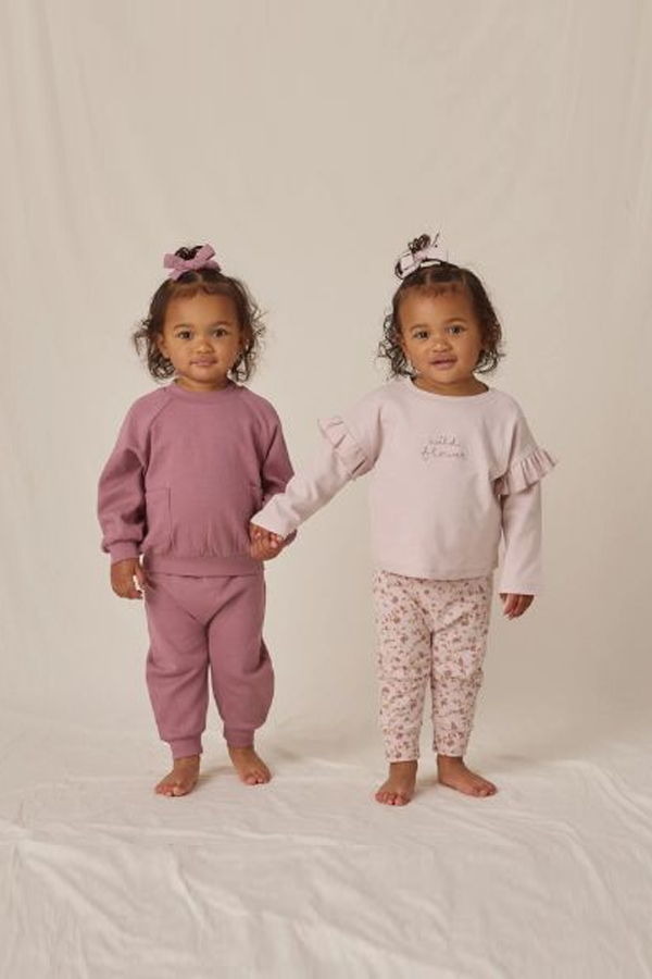 Rylee + Cru LLC Drawstring Pant - Garden - Lilac