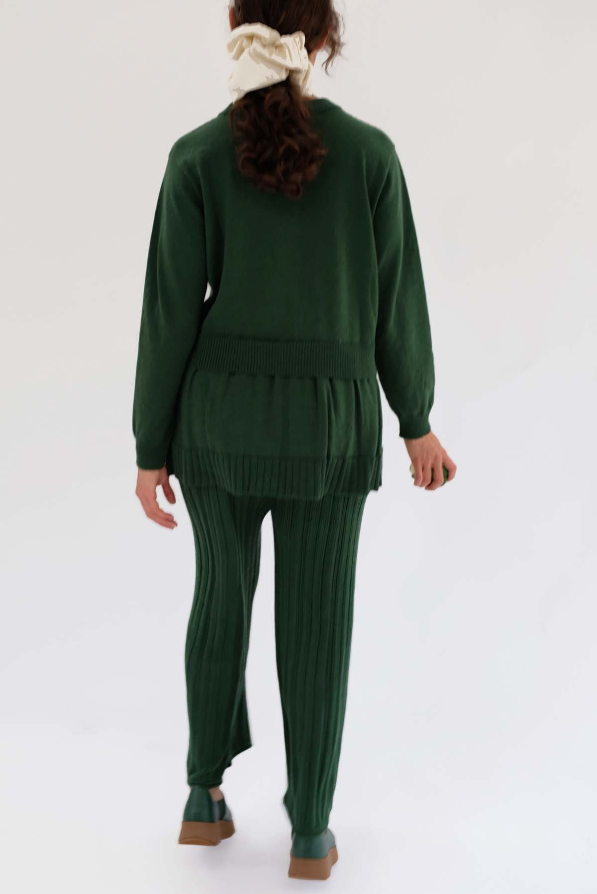 Beklina Merino Fattoria Pullover - Conifer - Image 7 of 8