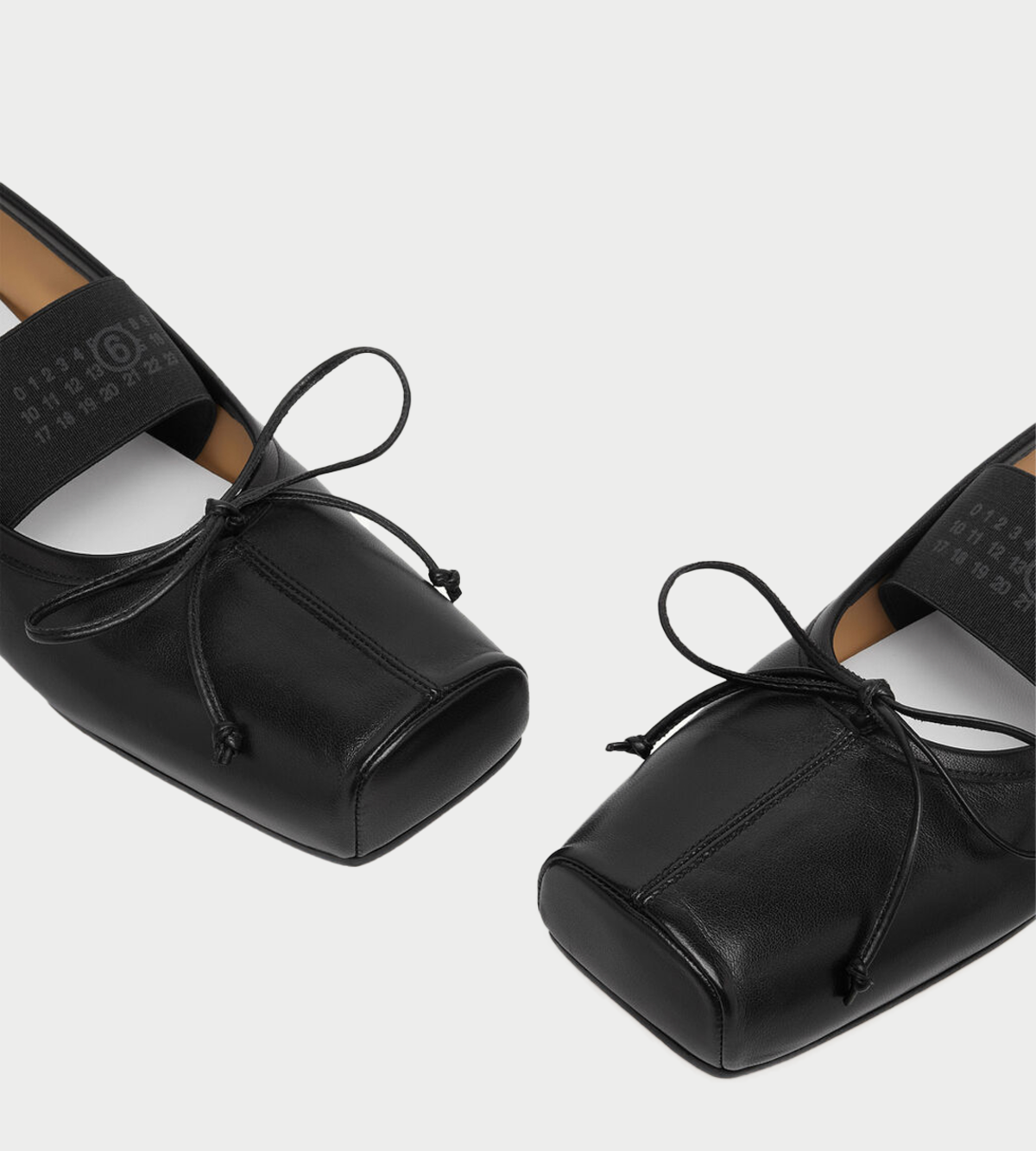 MM6 Maison Margiela Anatomic Ballerina - Black - Image 4 of 6