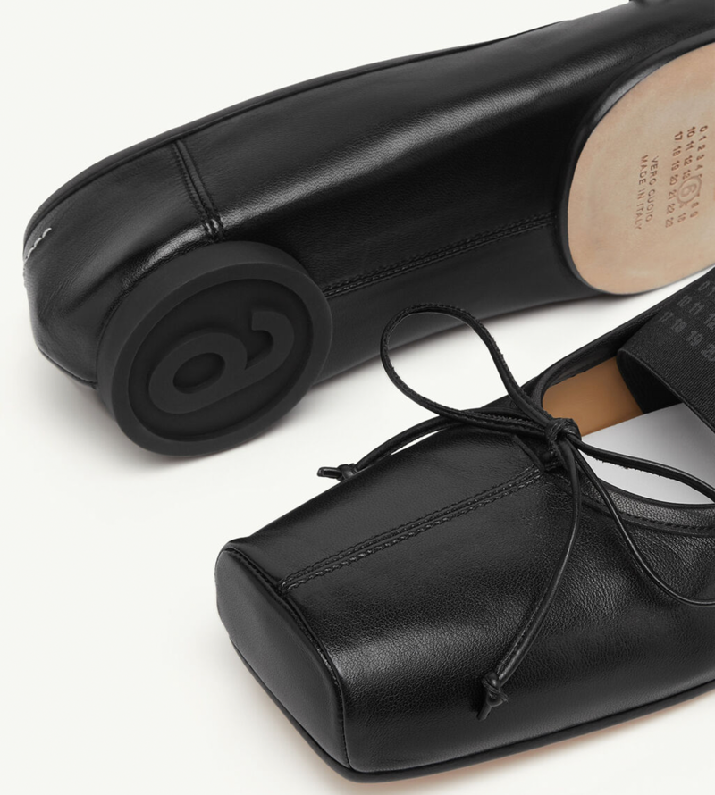 MM6 Maison Margiela Anatomic Ballerina - Black
