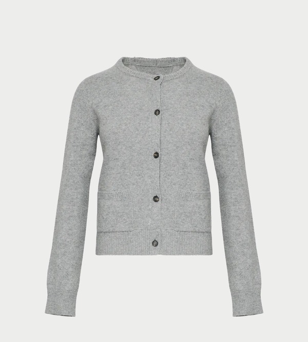 MM6 Maison Margiela Fitted Cardigan - Grey