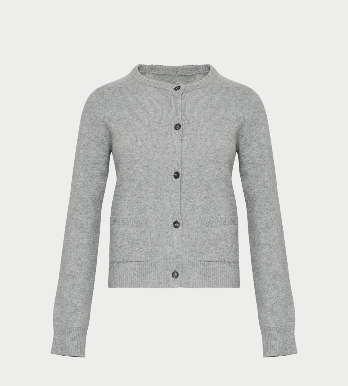 MM6 Maison Margiela Fitted Cardigan - Grey - Image 1 of 4