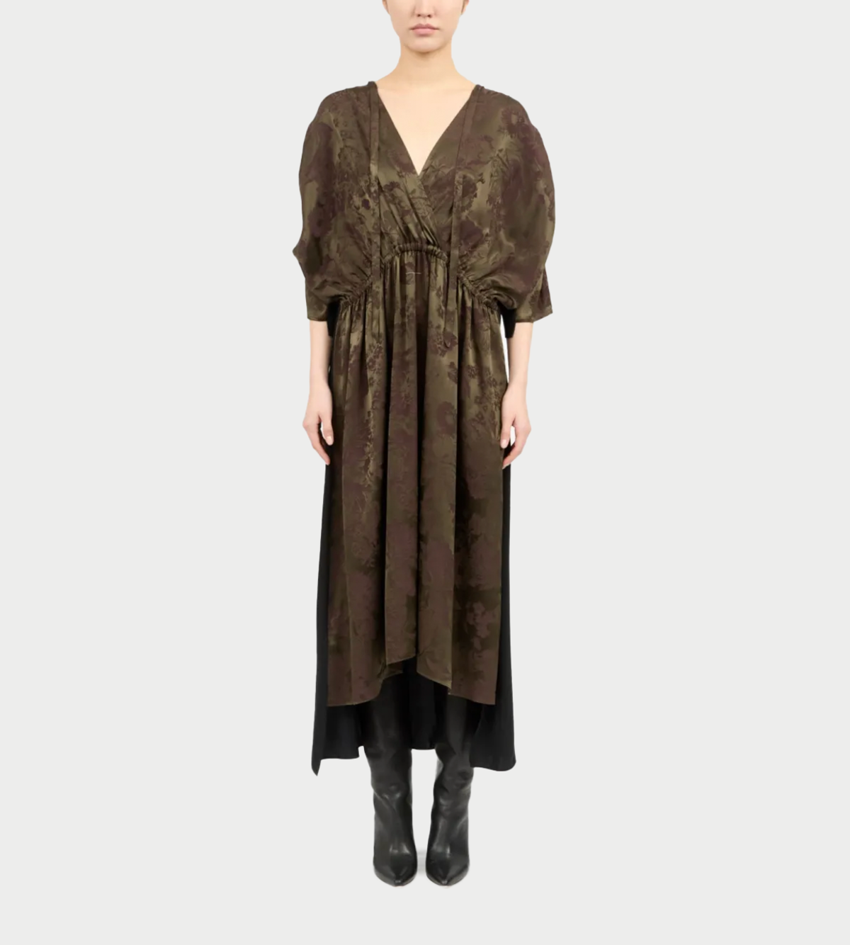 MM6 Maison Margiela Jacquard Midi Dress - Image 2 of 5