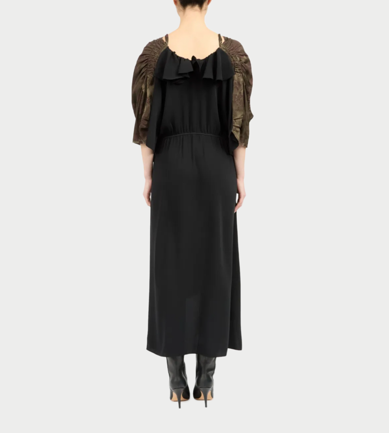 MM6 Maison Margiela Jacquard Midi Dress