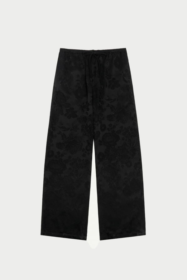 MM6 Maison Margiela Jacquard Trousers - Black