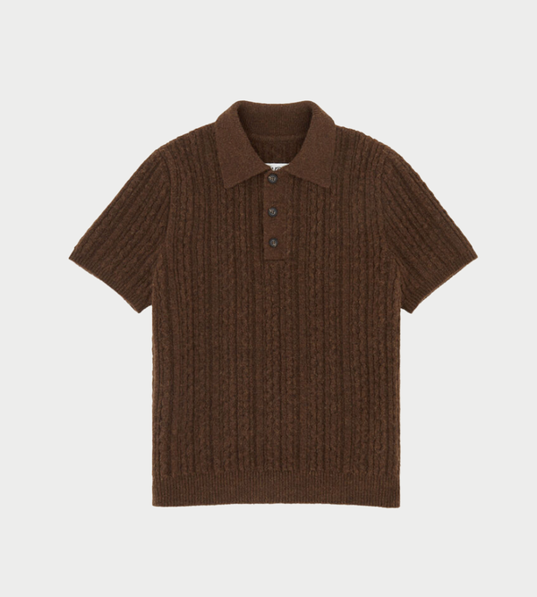 MM6 Maison Margiela Knit Polo Shirt