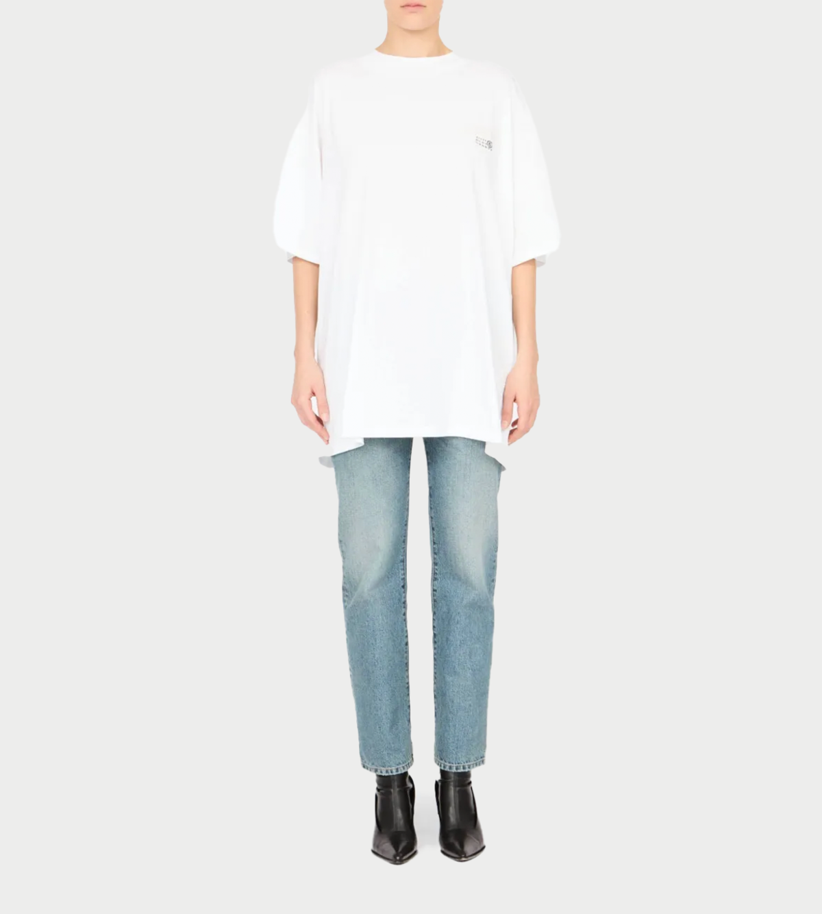 MM6 Maison Margiela Oversized Motif Tee - Image 2 of 4