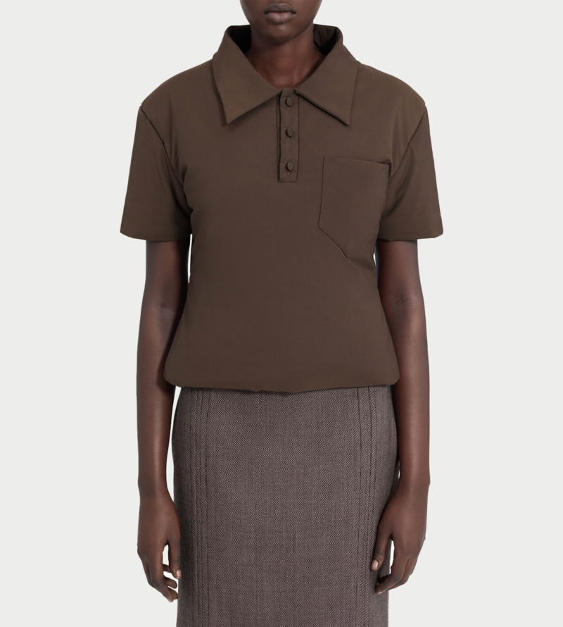 MM6 Maison Margiela Padded Polo Top