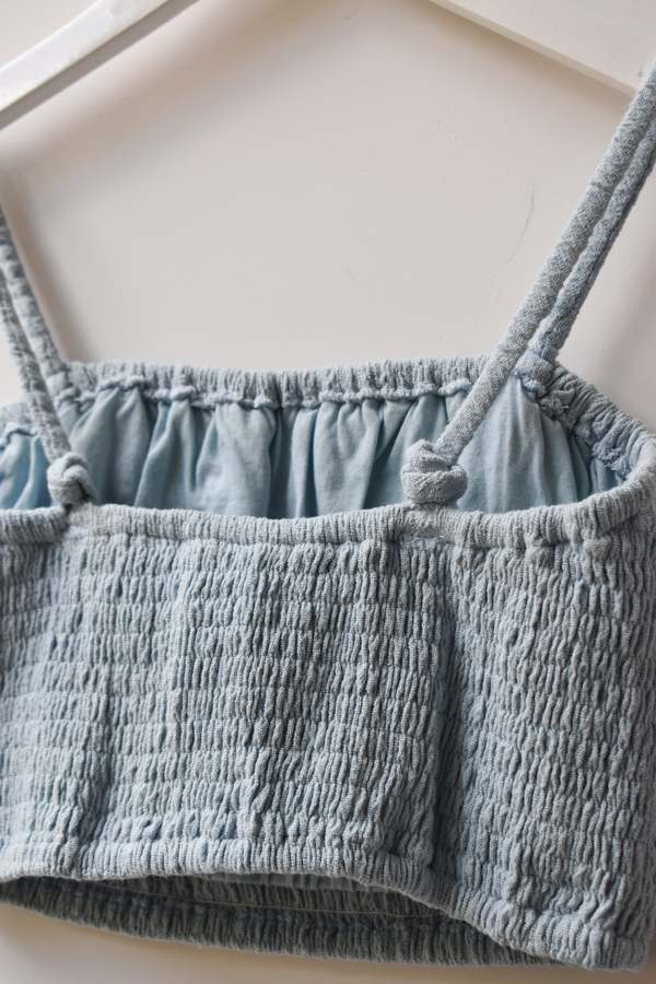 at Dawn. Long Bra Top