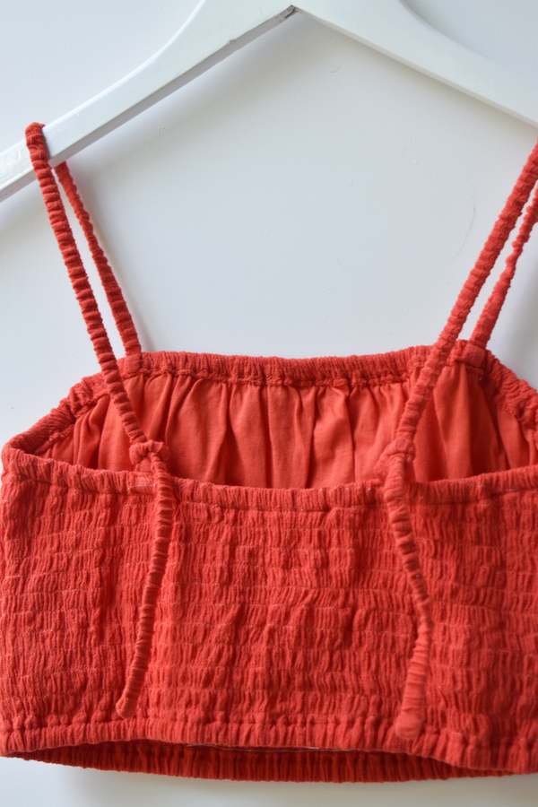 at Dawn. Long Bra Top