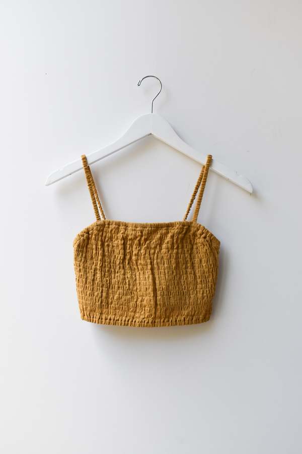 at Dawn. Long Bra Top