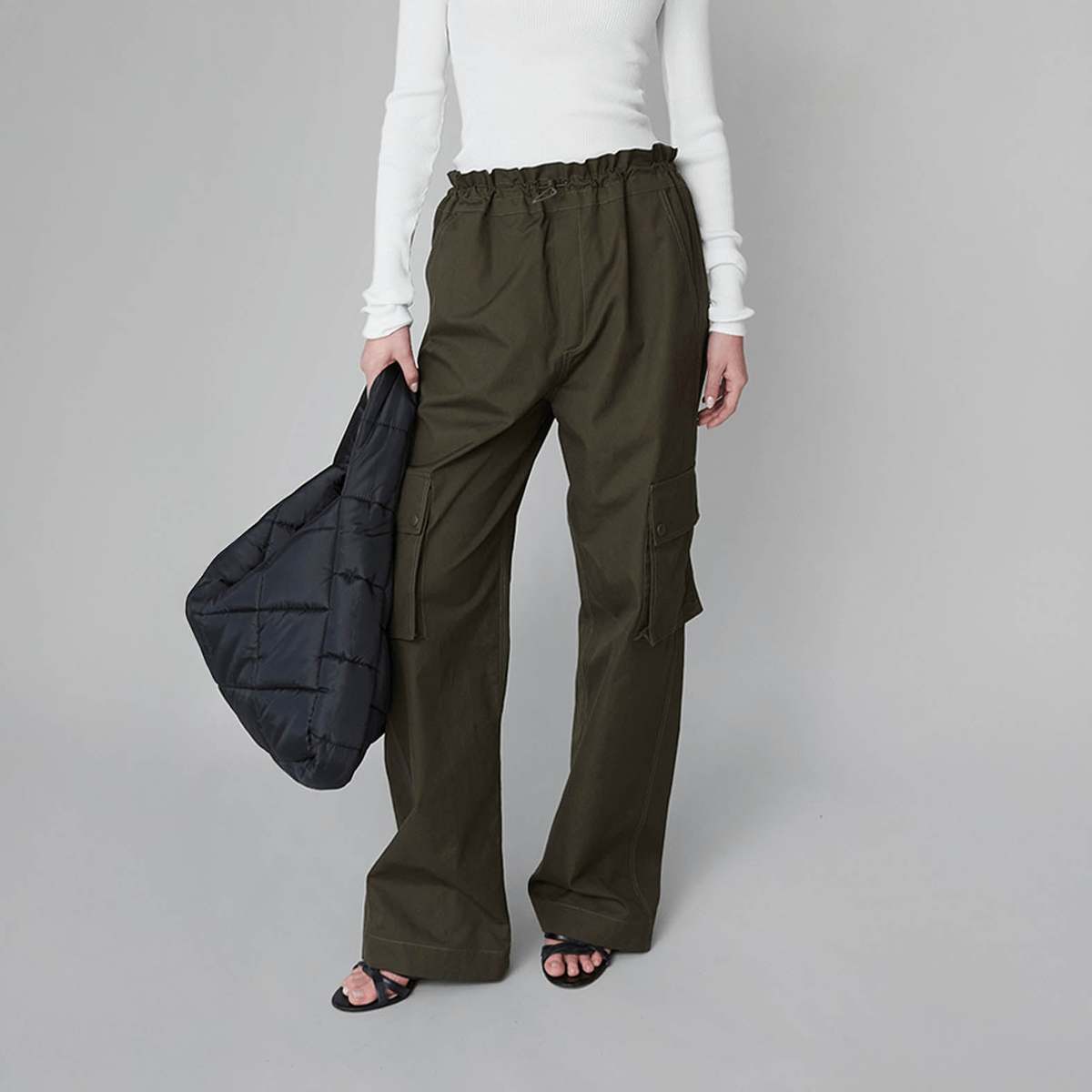 Opera Sport Maud Cargo Pants - Brown - Image 3 of 5