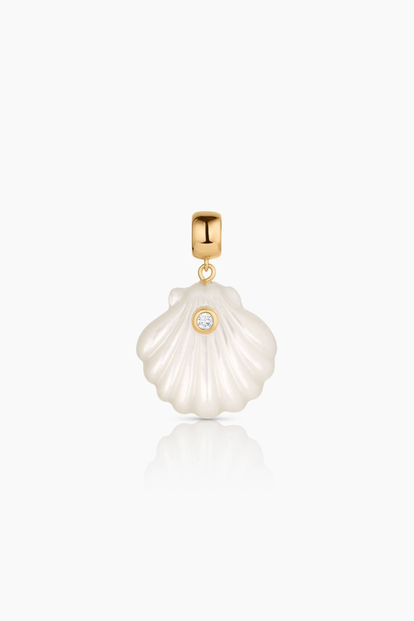 Thatch Coquille Mother Of Pearl Bail Charm