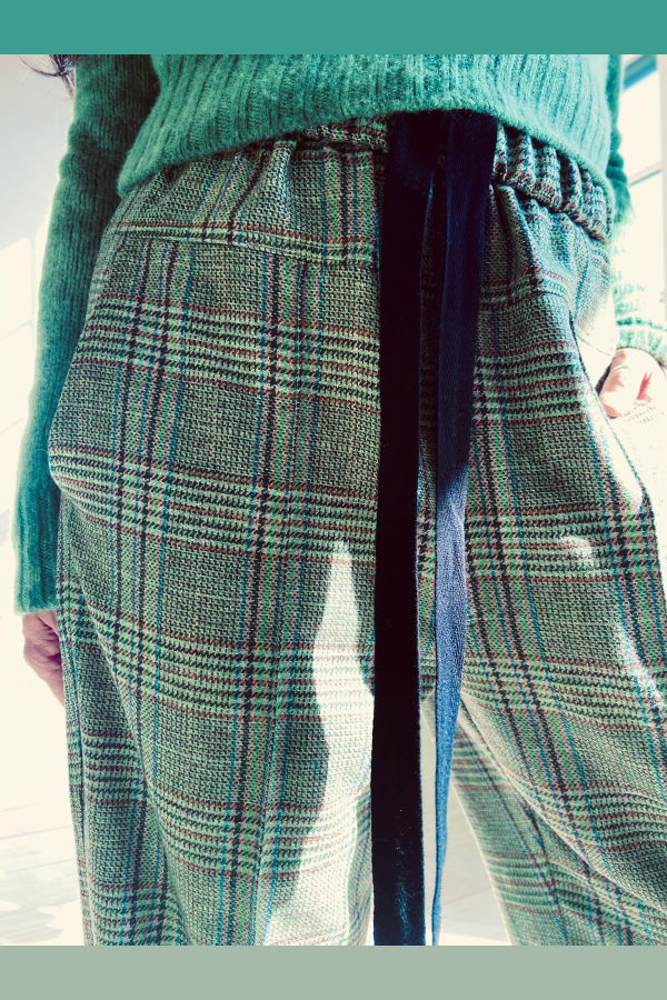 Yesaet Wube Plaid Pants