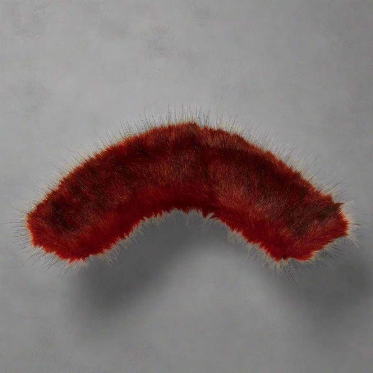 Lindsay Nicholas New York Red Faux Fur Collar - Image 2 of 4