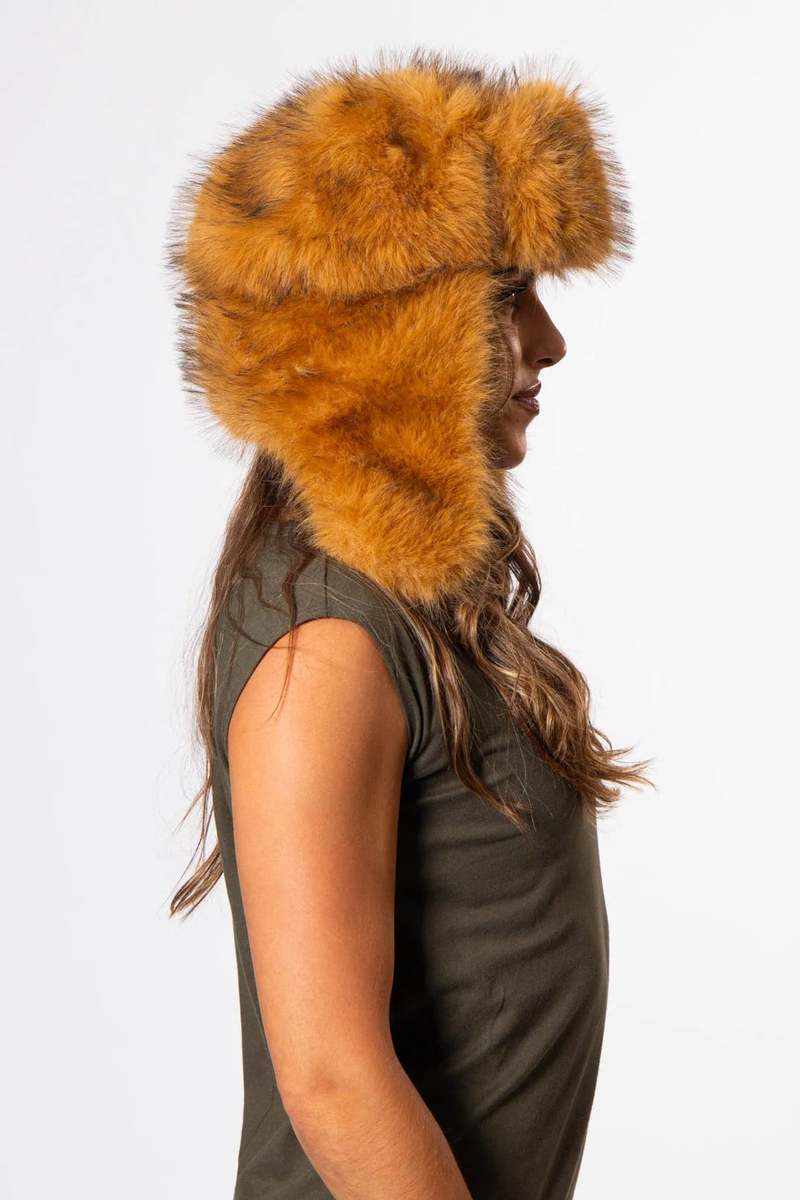 San Diego Hat Company Pazza Faux Fur Trapper Hat