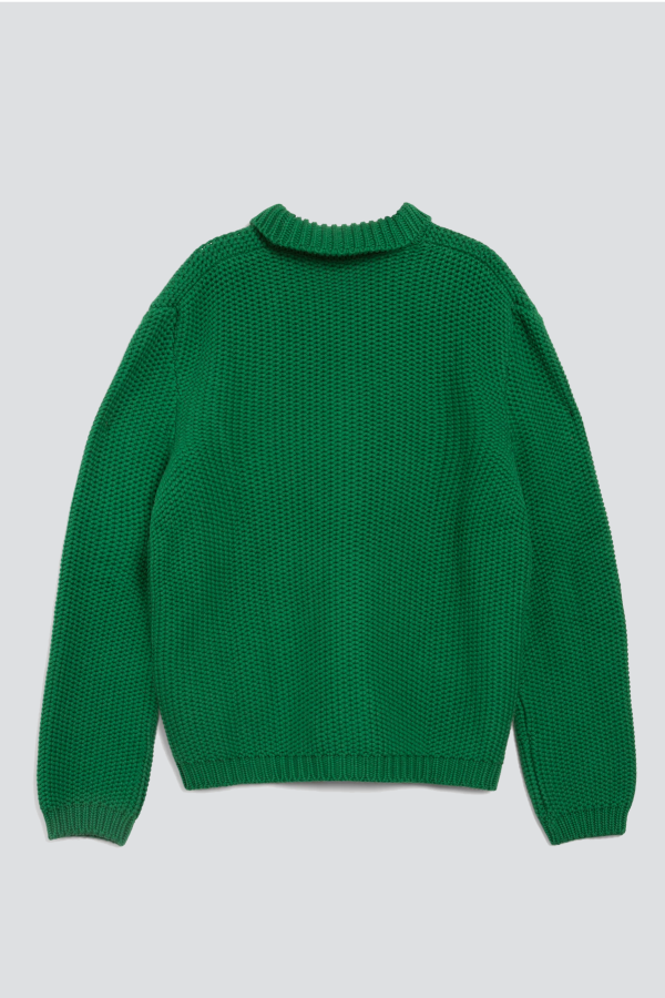 YMC Green Baker Cardigan