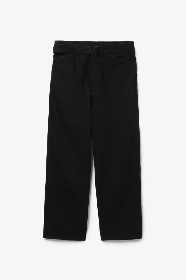 COMOLI Denim Belted Pants