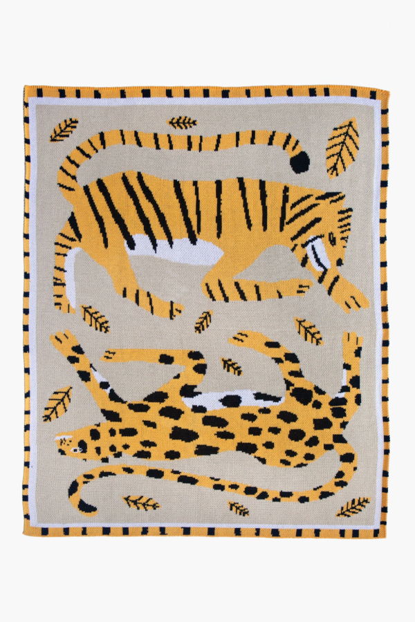 Slowdown Studio Big Cats Mini Blanket