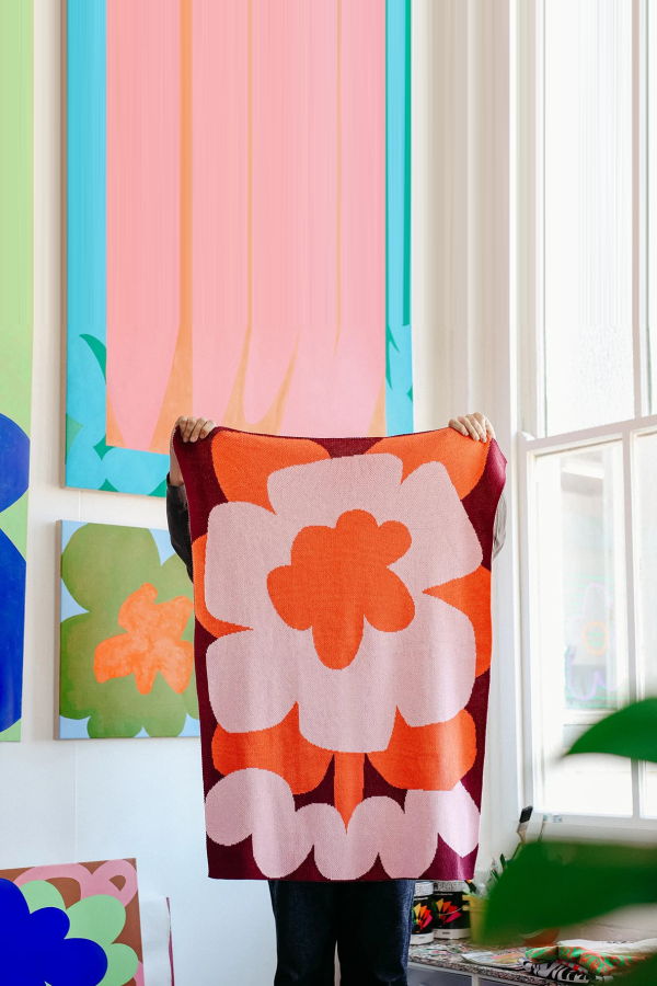 SLOWDOWN STUDIO Petal Pop Mini Blanket