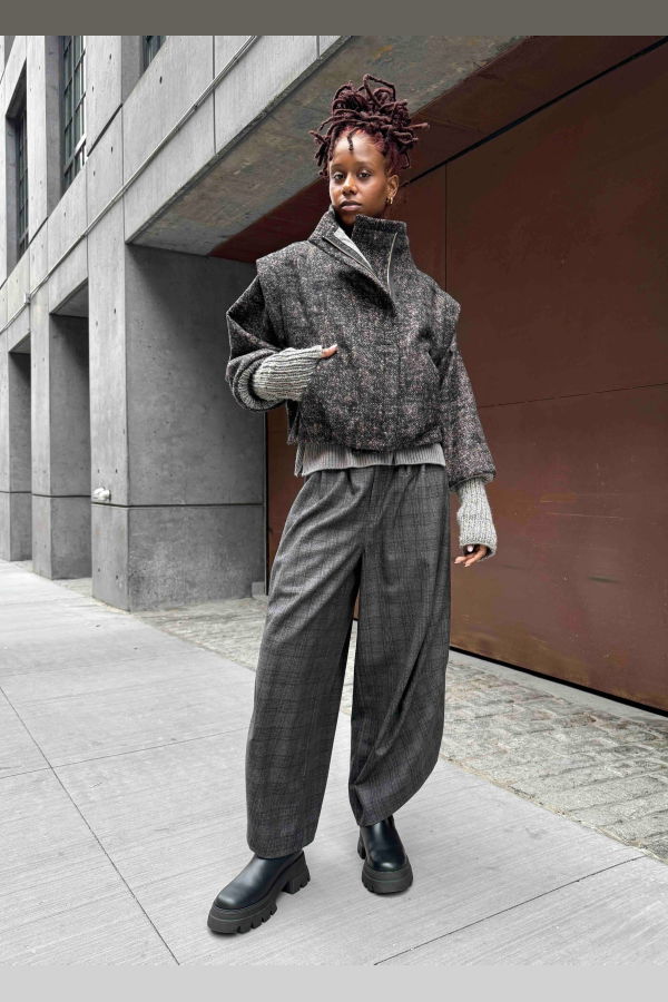 Yesaet Merkeb Plaid Pant