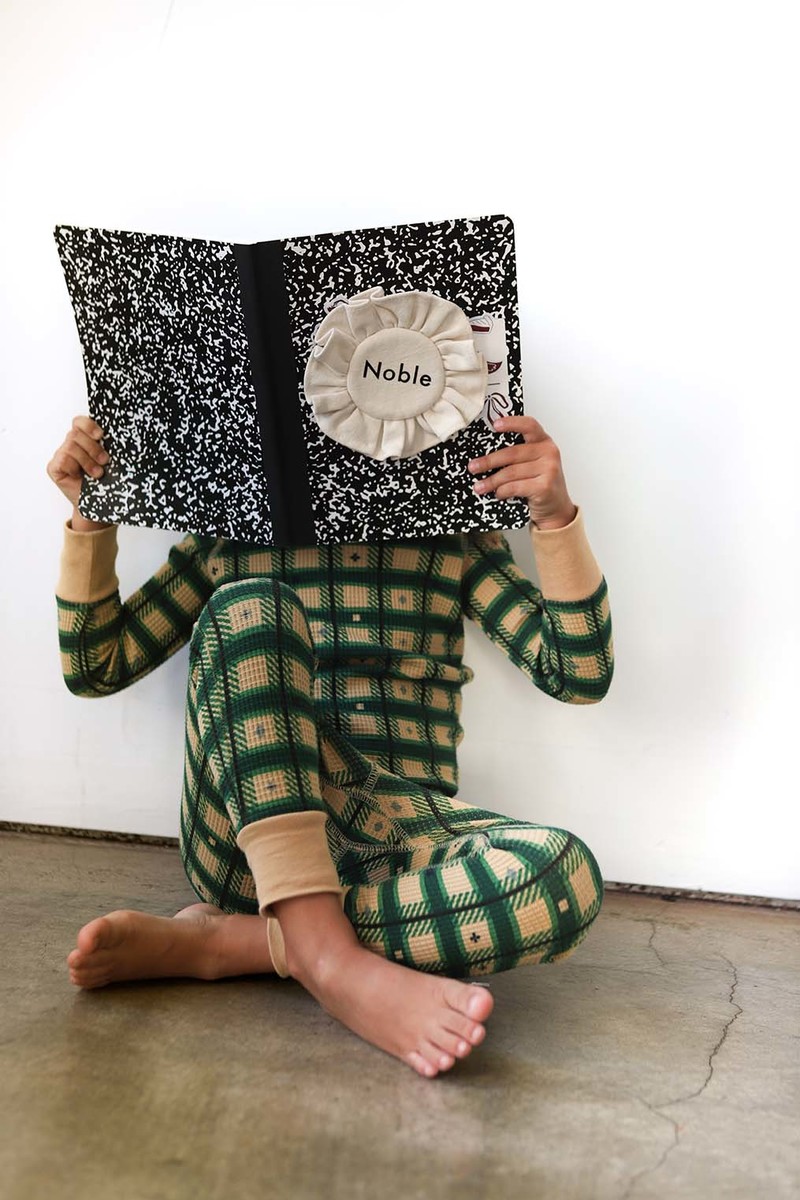 KIDS Noble Waffle 2-Piece Set - Plaid