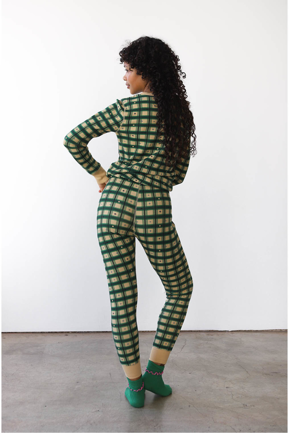Noble Waffle Bottoms - Plaid - Image 2 of 6