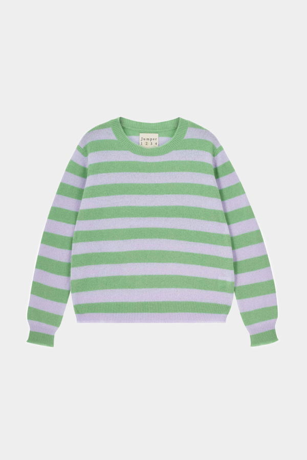 Jumper 1234 Stripe Distressed Sweater Sweater