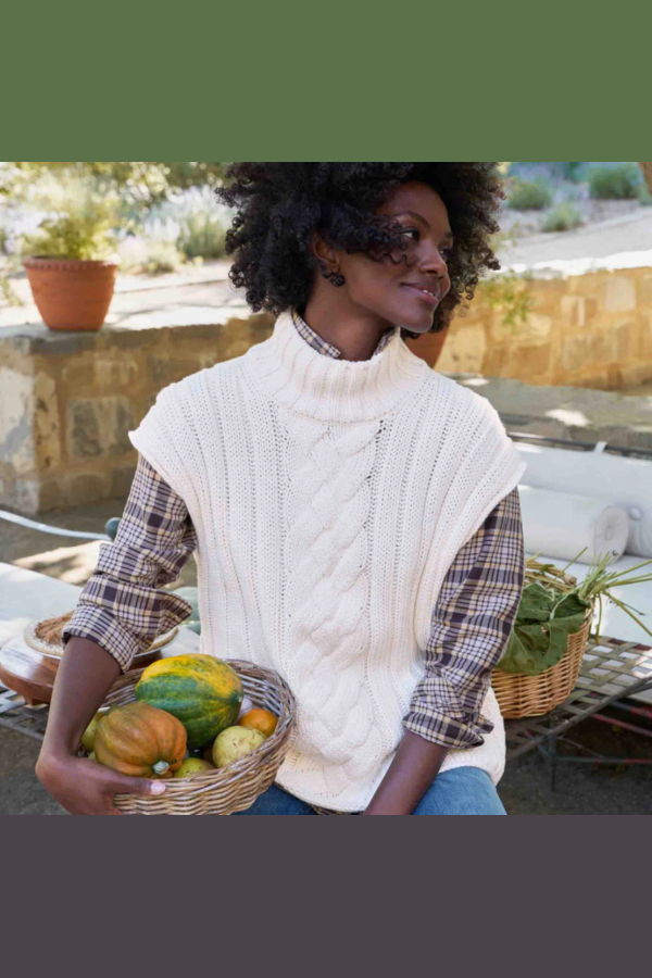 Frank & Eileen Cotswold Vest - Ivory