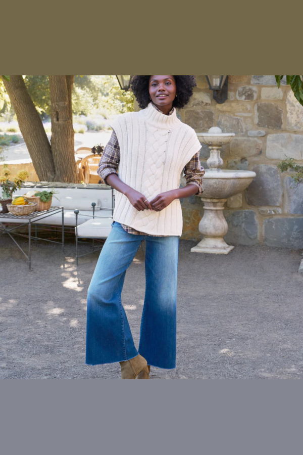 Frank & Eileen Cotswold Vest - Ivory