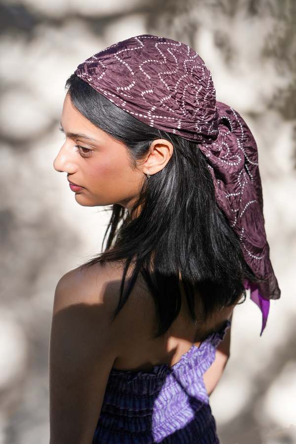 Abacaxi Bandhini Sarong - Brown Abacaxi Bandhini Sarong - Brown