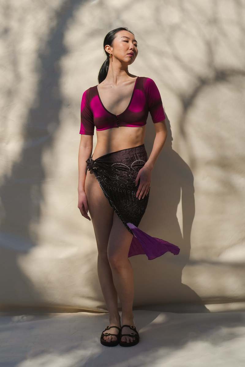 Abacaxi Bandhini Sarong - Brown