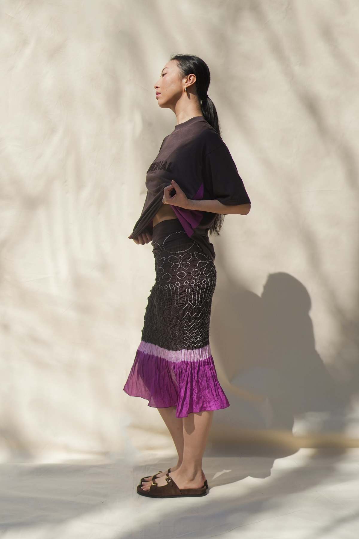 Abacaxi Bandhini Sarong - Brown - Image 5 of 9