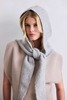 ARCTIC FOX & CO. Blizzard Grey Alpaca Hooded Scarf - Thumbnail 8