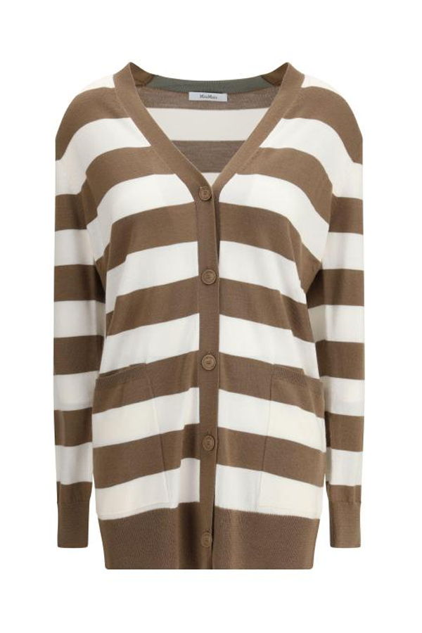MAX MARA Cardigan - Hazelnut Brown