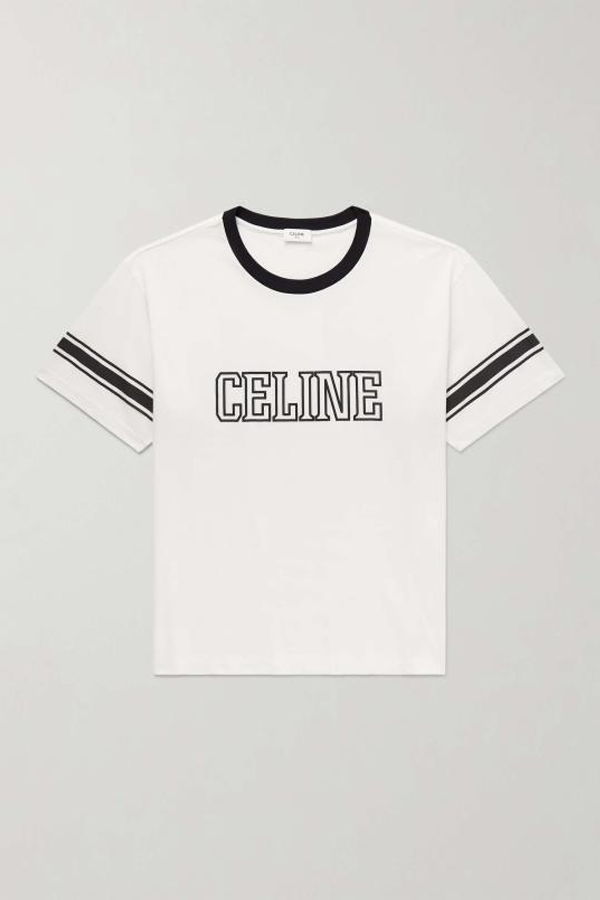 Celine T-Shirt - Washed White Black