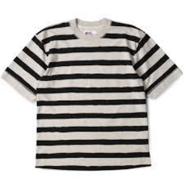 Margaret Howell Short Sleeve T-Shirt - Natural/Black